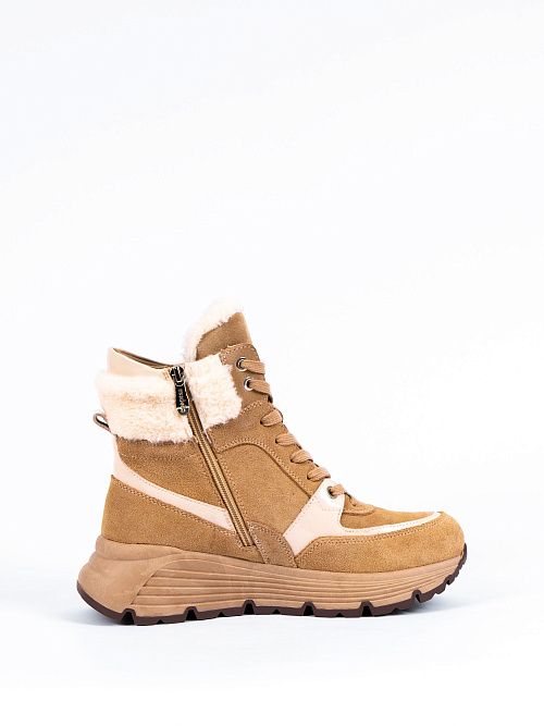 XHF-RS23E17-4302-SW Ботинки женские темно-бежевый Madella 