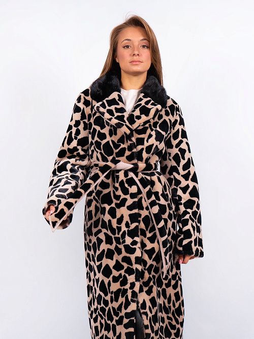 M2298/2 Дубленка женское коричневный Baimuni 