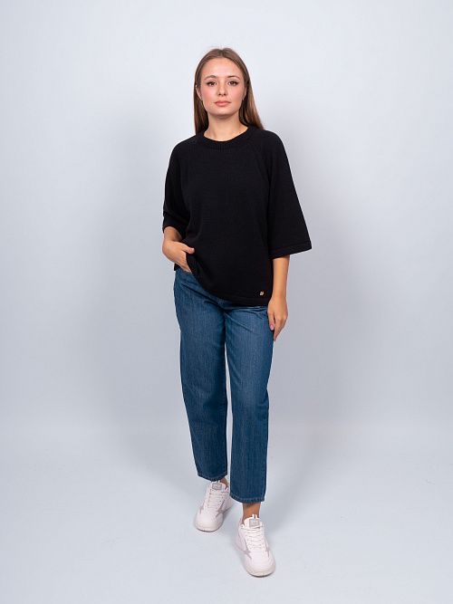 EB30139 Джемпер женский черный VERY NEAT 