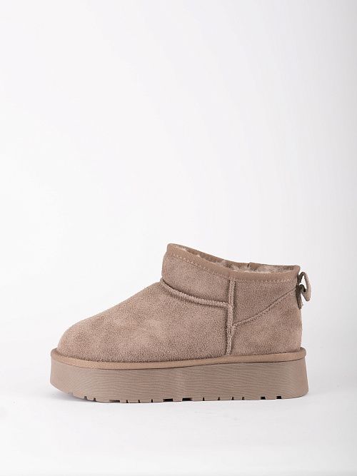 XJW-52125-1S-SW Угги женские натуральная кожа бежевый Madella 