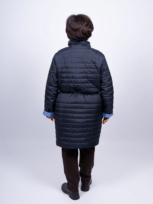 24-w0232 Пальто женское темно-синий LADY SHARM 