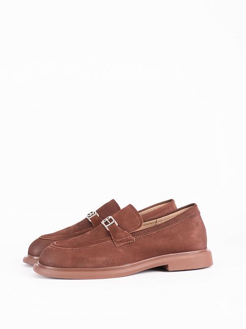 AS323-M222-82 Туфли женские натуральная кожа коричневый 365 