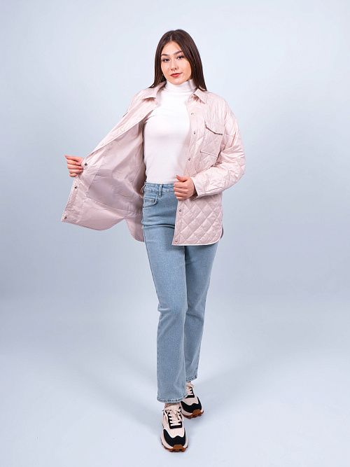 GWC4715I-G625 Куртка удлиненная женская бежевый ICEbear 