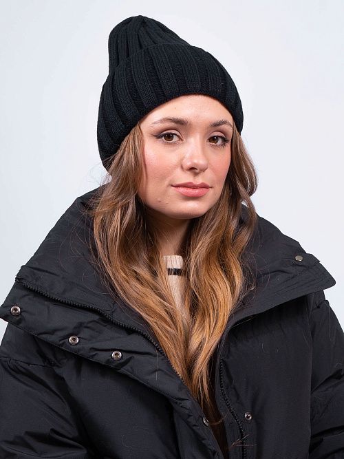 МЕНДИ Шапка женская черный ELITE LINE 