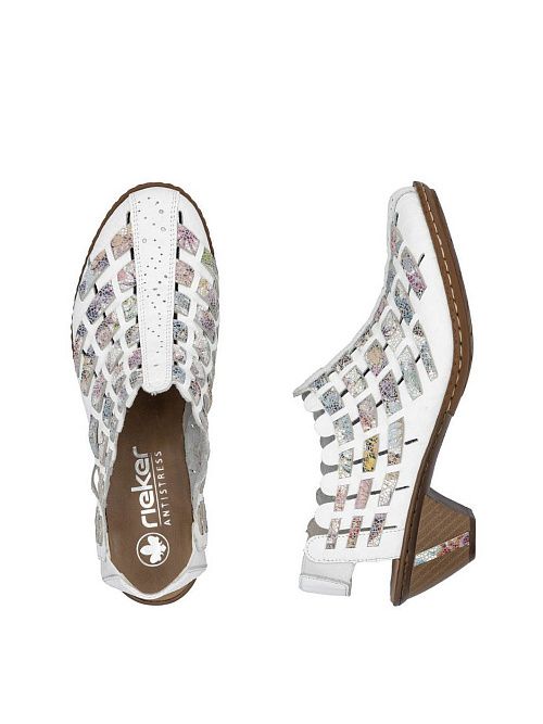 46778/80 Босоножки женские белый Rieker 