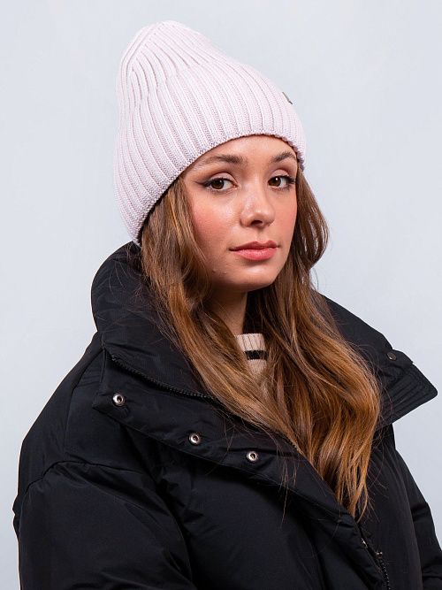 НЕЛЛИ Шапка женская пепельно-лиловый ELITE LINE 