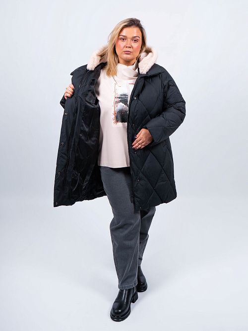 GWD4670I-G901 Куртка женская черный ICEbear 