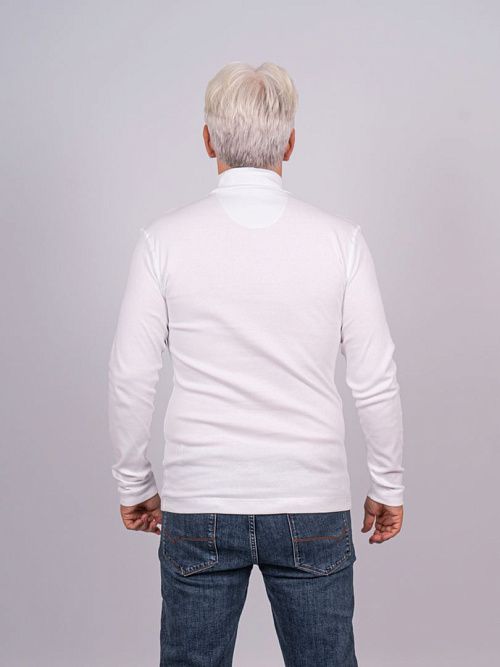 822-0453.O315.Y000.L.W0011 Водолазка мужская белый LUXOR 