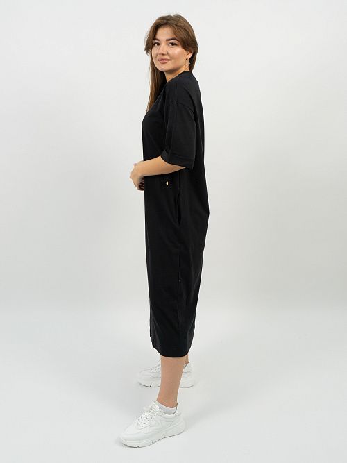 EBT5035 Платье женское черный VERY NEAT 