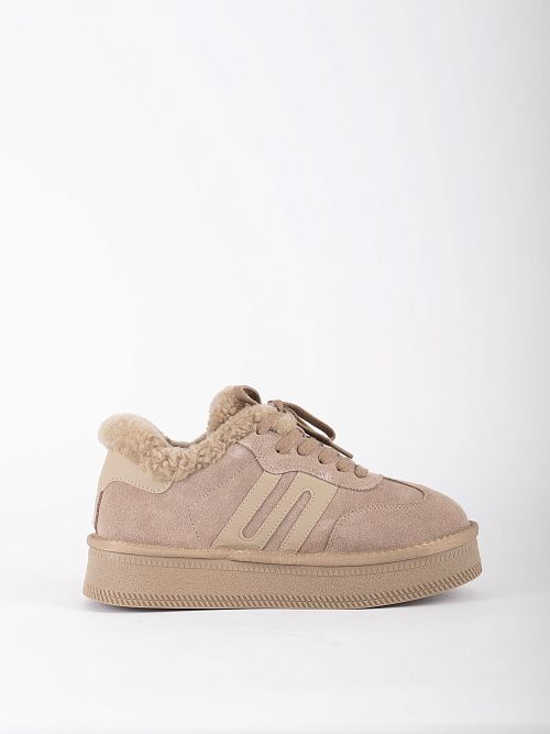 XJR-52248-1D-SW Ботинки женские натуральная кожа бежевый Madella 