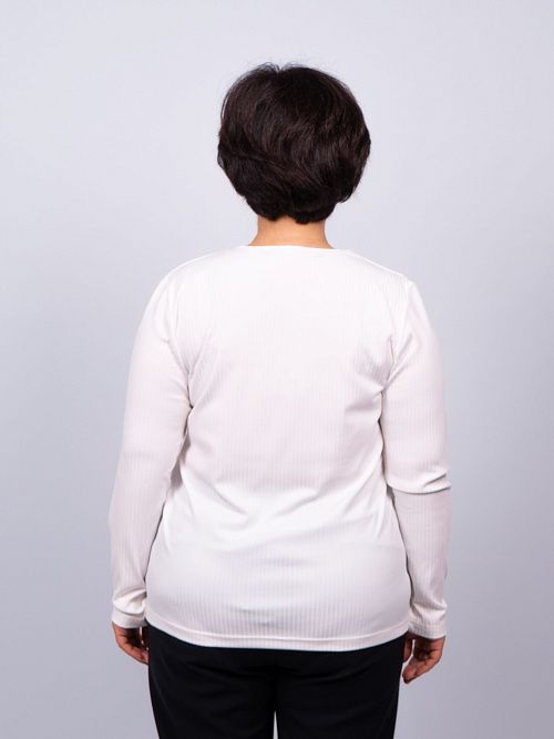 232-kz21256-30/1 Лонгслив женский белый LADY SHARM 