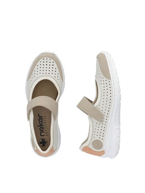 L32B5/81 Туфли женские бежевый Rieker 