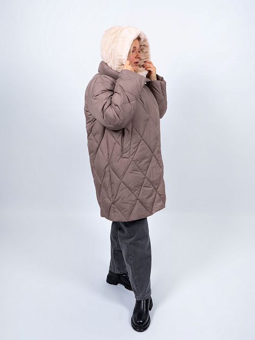 GWD4670I-G154 Куртка женская коричневый ICEbear 