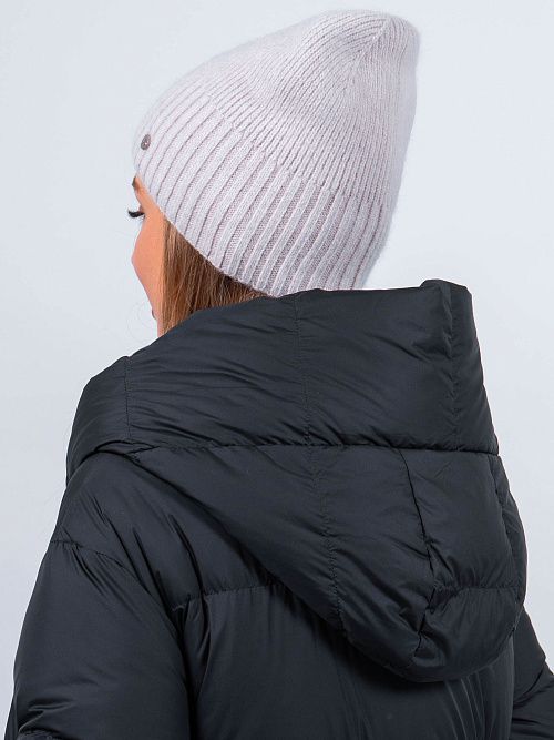 ТИНА Шапка женская серый жемчуг ELITE LINE 