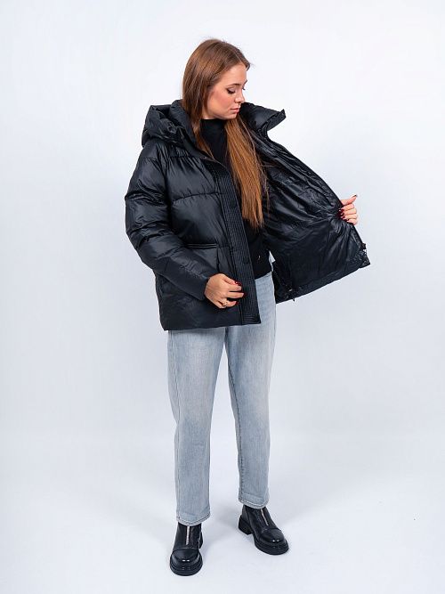 GWD4613I-G901 Куртка женская черный ICEbear 