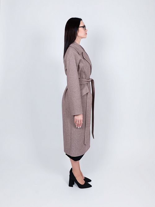 KR-296-STR-беж Пальто женское бежевый 365 