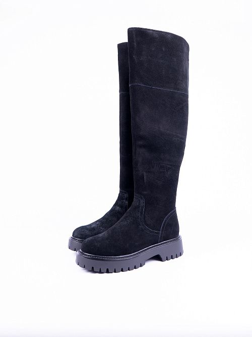 NZ041-010 Сапоги женские черный Baden 