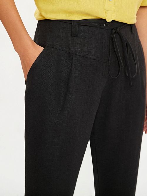 5524-ИЛ22 Брюки женские черный ELECTRA STYLE 