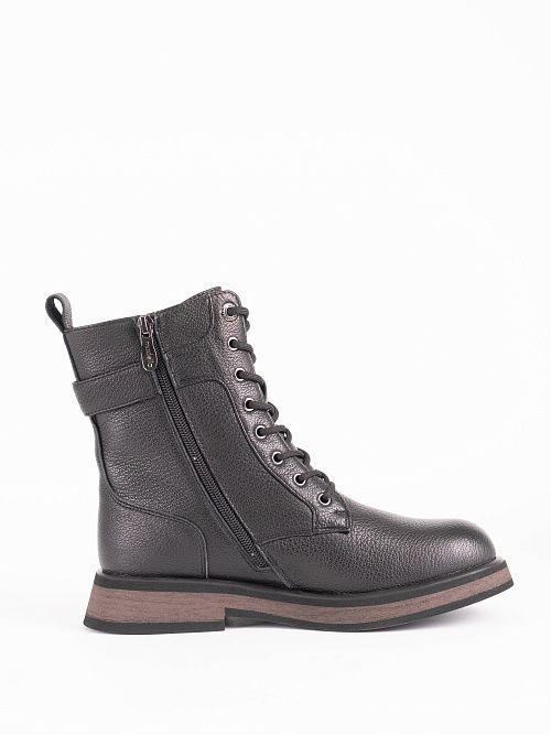 XMG-52782-9A-KW Ботинки женские натуральная кожа черный Madella 
