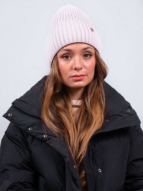 НЕЛЛИ Шапка женская пепельно-лиловый ELITE LINE 