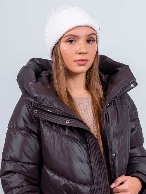 ЗЕТА Шапка женская белый MISKORKI 