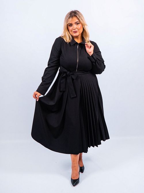 249621 Платье женское черный MIRA MIA 