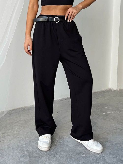 4612 Брюки женские черный GIRL 