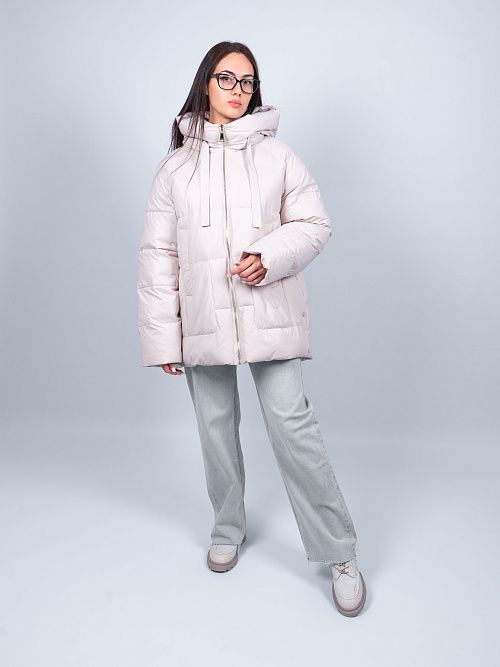 GWD4731I-G625/1 Куртка удлиненная женская бежевый ICEbear 