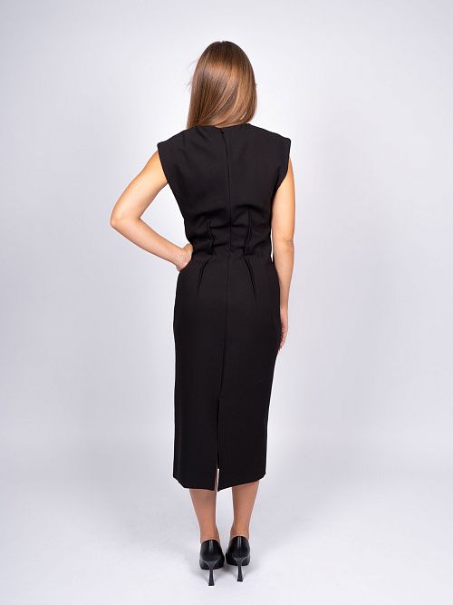 246026 Платье женское черный MIRA MIA 