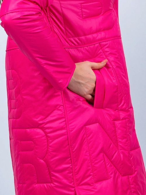 M23911 Куртка удлиненная женская фуксия ILAMONER 