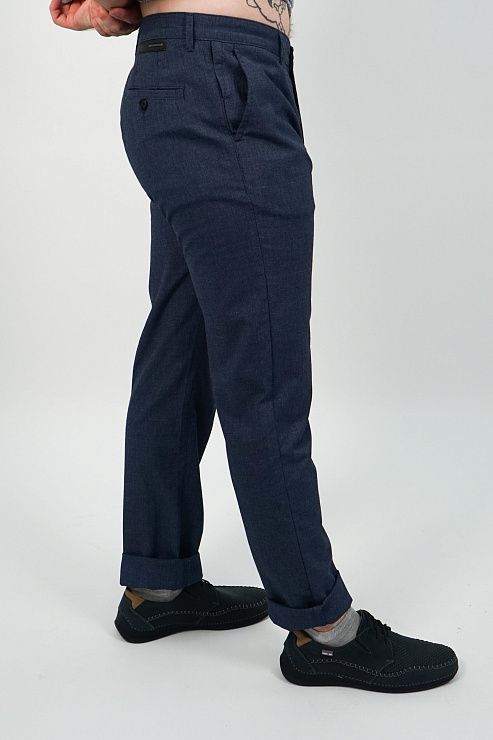 805-2062.E437.Y002.L.B0281 Брюки мужские синий LUXOR 