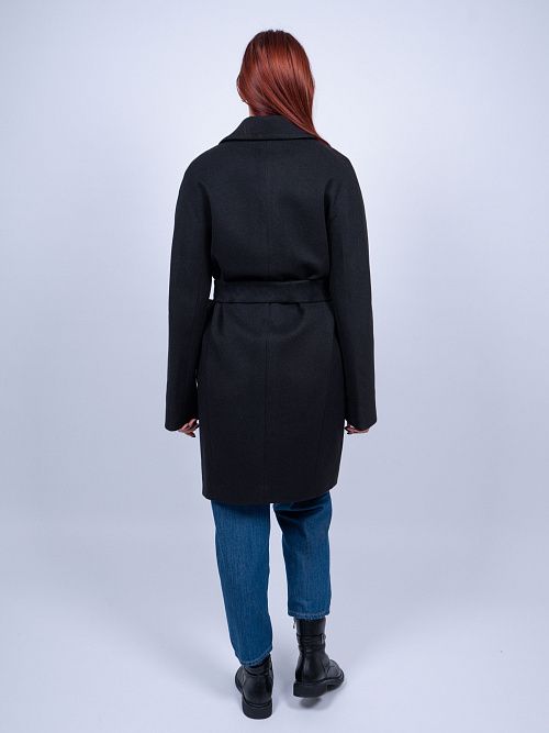 KR-293-МИЛЛ-5 Пальто женское черный 365 