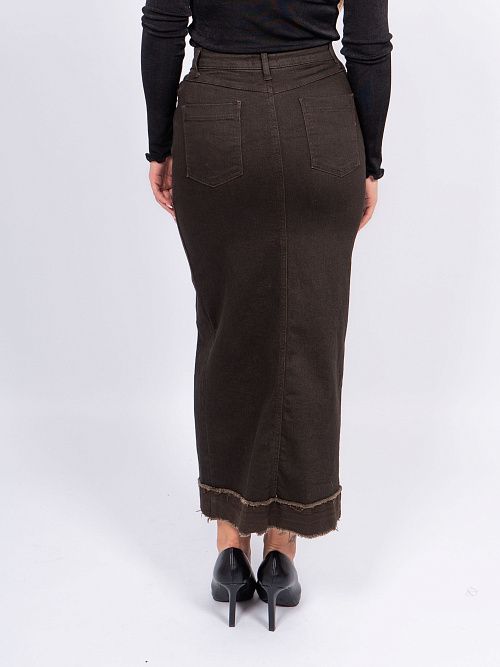 248013 Юбка женская хаки MIRA MIA 