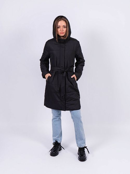 5210-901 Пальто женское черный ICEBEAR 