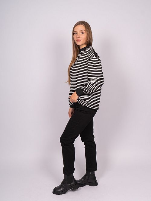 242017 Джемпер женский черный MIRA MIA 