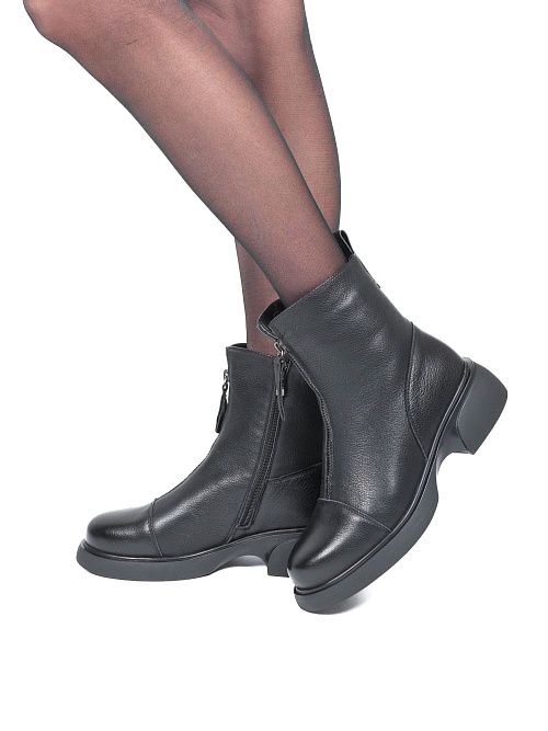 H711-L511-17ZM Ботинки женские натуральная кожа черный 365 