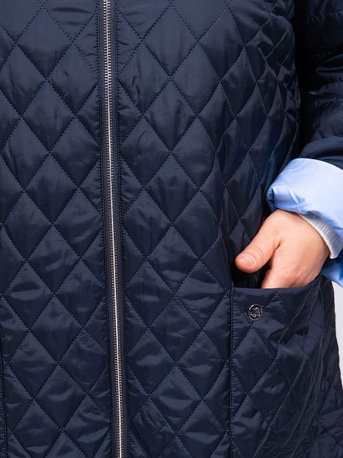 24-w0232 Пальто женское темно-синий LADY SHARM 