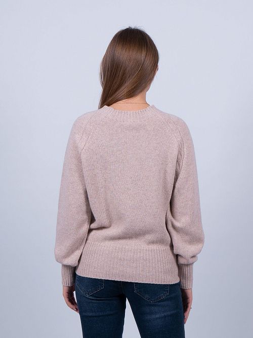 KZK-8666 Джемпер женский бежевый SERIANNO 