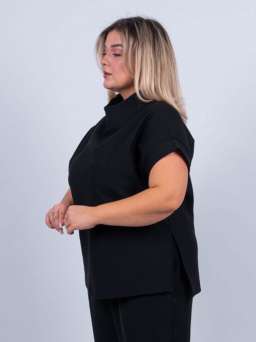 33-060028-1744-50 Кофта женская Луи черный КЛЮКVА 