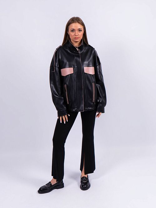 M6090-GP107 Куртка женская черный ILAMONER 