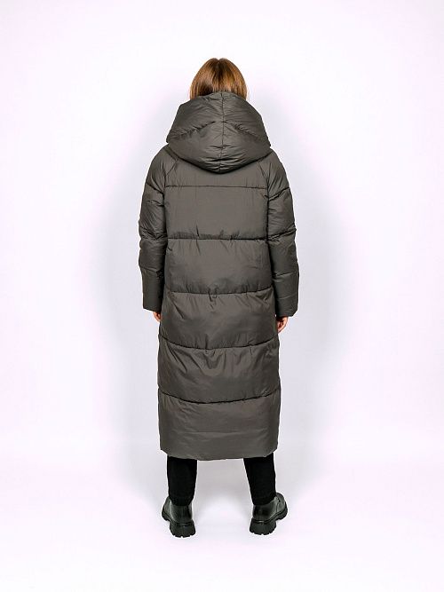 78127/4 Пальто женское зеленый Baimuni 