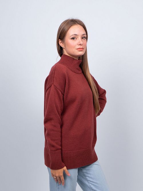 EB30117 Джемпер женский шоколадный VERY NEAT 