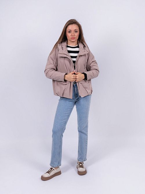 5257-234 Куртка женская бежевый ICEBEAR 