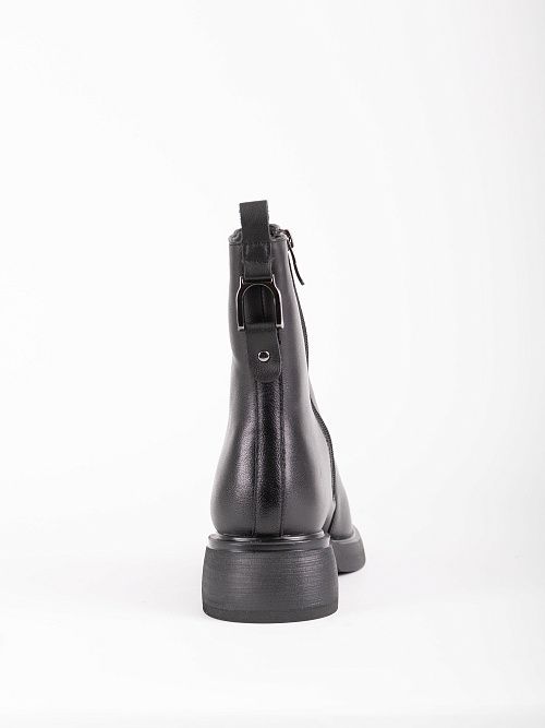 XMK-52540-1A-KW Ботинки женские натуральная кожа черный Madella 