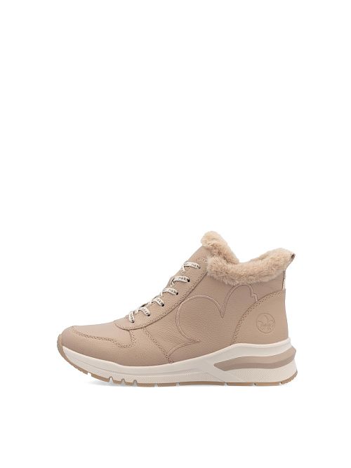 M6606/20 Ботинки женские бежевый Rieker 