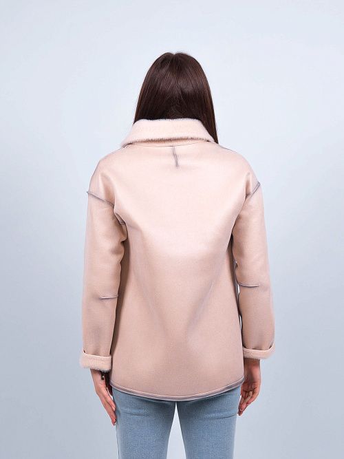 W9586 Дубленка женская Baimuni 