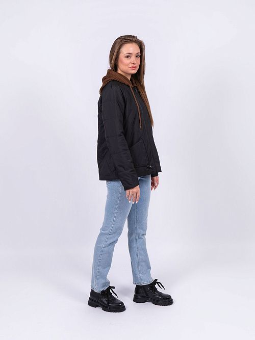 5233-901 Куртка женская черный ICEBEAR 