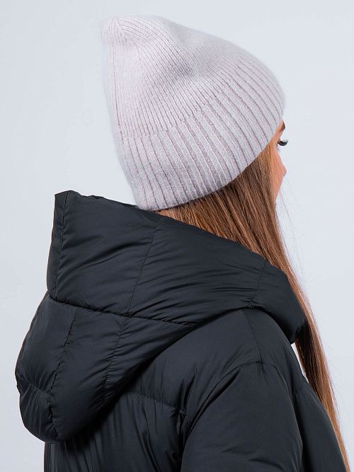 ТИНА Шапка женская серый жемчуг ELITE LINE 