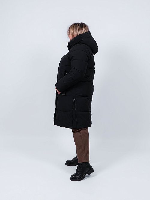 GWD4810-1I-G901 Пальто женское черный ICEbear 