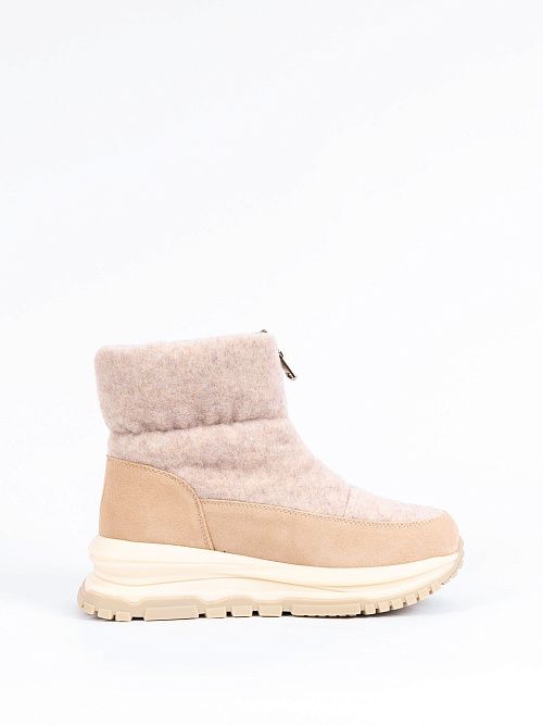 XLN-42179-5D-TW Полусапоги женские бежевый Madella 